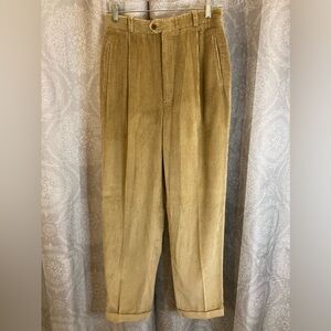 Barry Bricken Sport Toffee Color Women’s Corduroy Trousers Size 8- Like NEW!